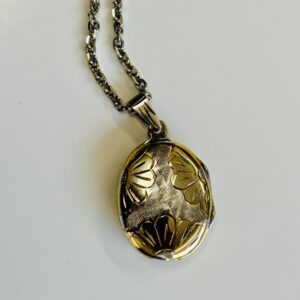 Sterling Silver Daisy Locket