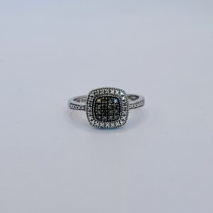 Chocolate Diamond Cluster Ring