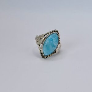Marquise Larimar Ring