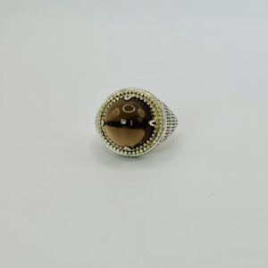 Smokey Quartz Cabochon Ring
