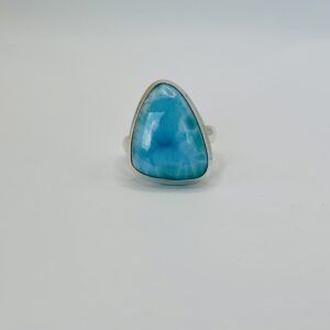 Larimar Bezel Ring
