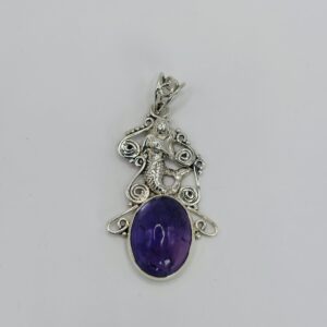 Mermaid Amethyst Pendant