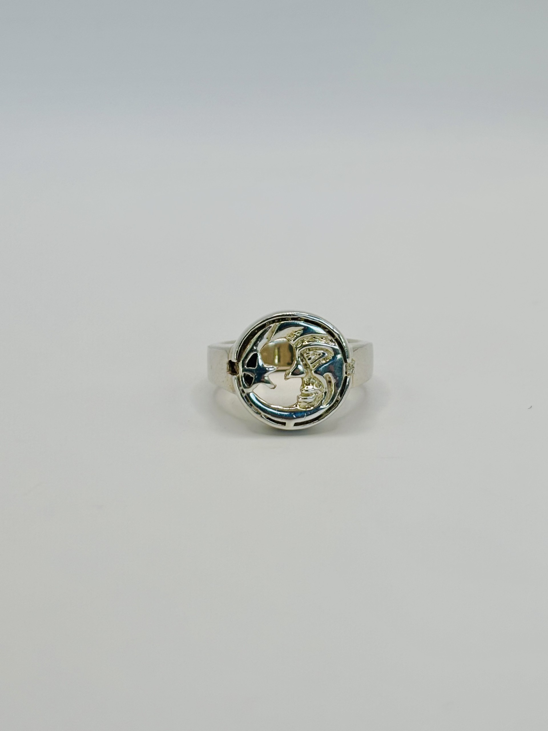 Moon and Star Ring