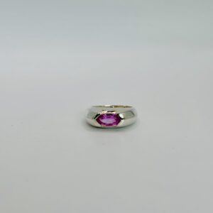 Pink Sapphire Marquise Ring