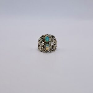 Double Opal Vintage Ring