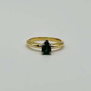Emerald Solitaire Ring